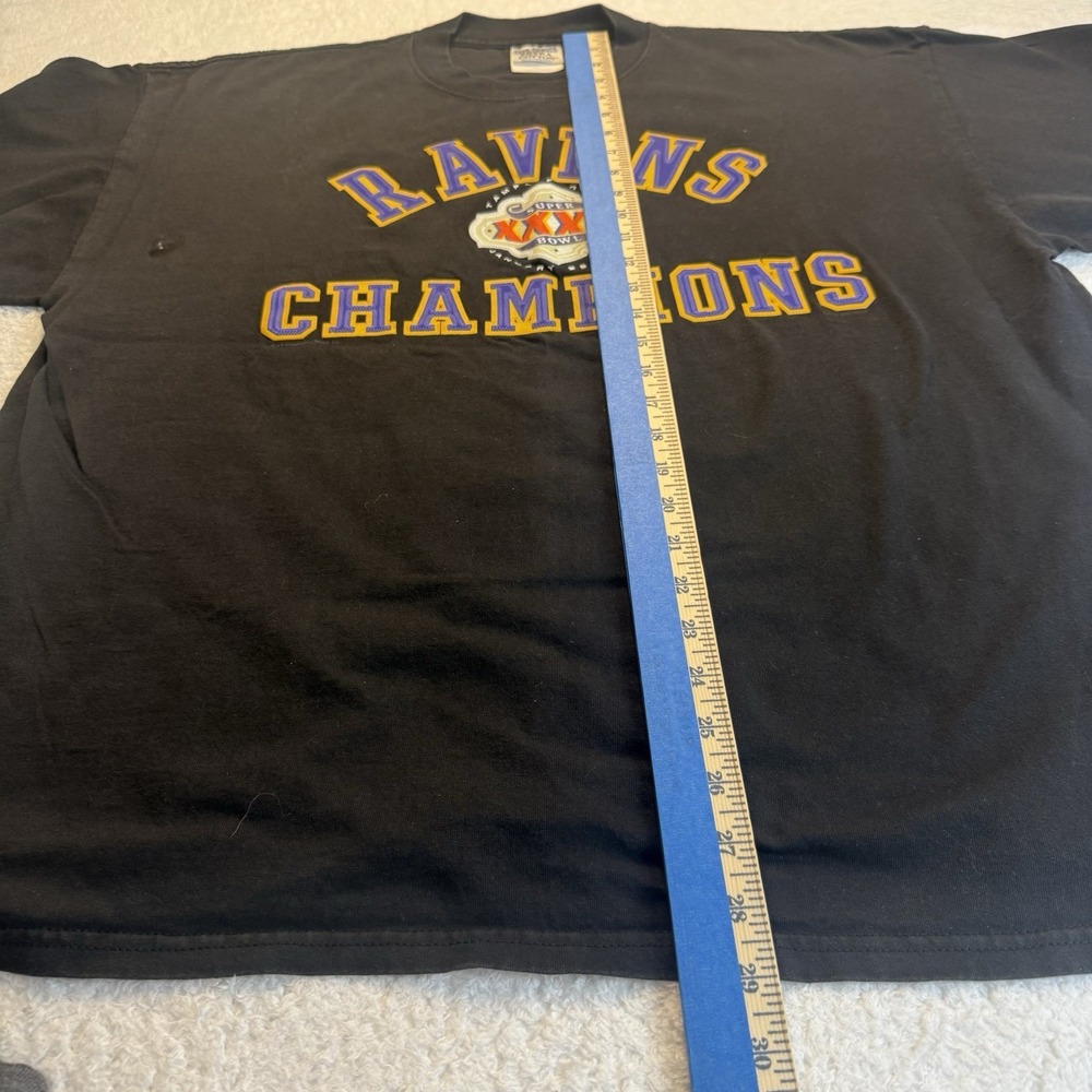 Super Bowl XXXV Champions‎ 2001 Baltimore Ravens Mens Shirt 2XL - Picture 5 of 8
